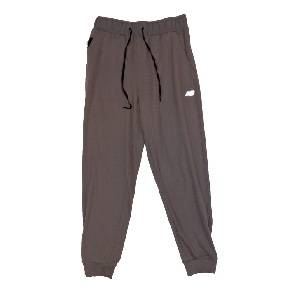 New Balance Men’s Gray Jogger Sweatpants With Holographic Logo Size Small